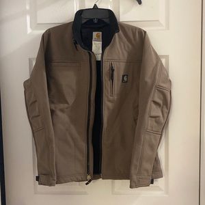 WOMEN’S CARHARTT MEDIUM WEIGHT JACKET, TAUPE, SIZE SMALL